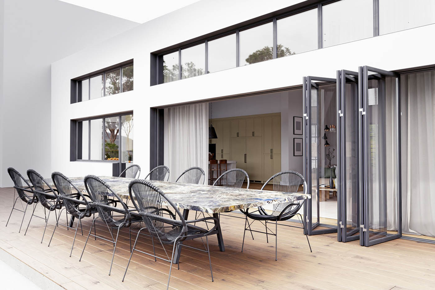 4 panel folding door